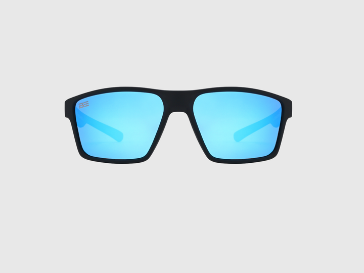 VALOR ARCTIC sunglasses with a blue gradient lens on a light gray background