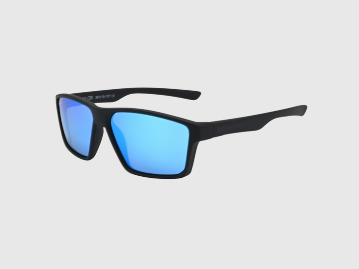 VALOR ARCTIC sunglasses with a blue gradient lens on a light gray background